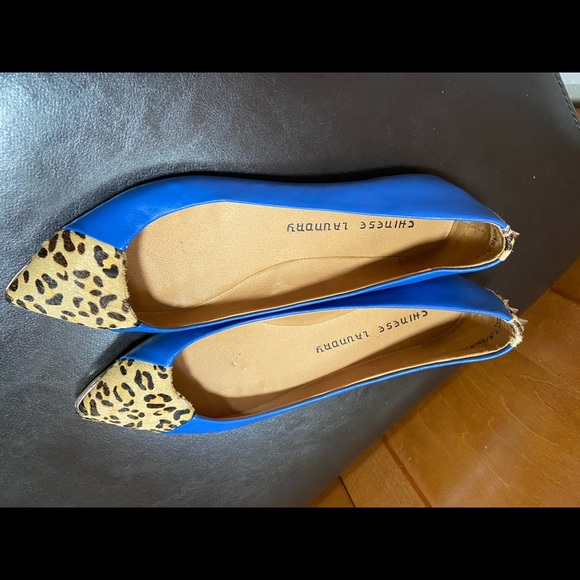 Chinese Laundry Shoes - Chinese Laundry blue flats size 7,5